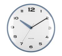 Karlsson Brisk Dome Wall clock KA6028BL - Unisex - 40 cm - Quartz Blue 40 cm