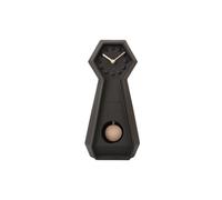 Karlsson Ceramic Genuine Pendulum Table Clock - Black