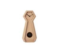 Karlsson Ceramic Genuine Pendulum Table Clock - Mid Brown