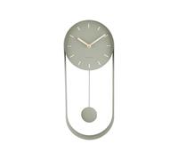 Karlsson Charm 'Pendulum' Wall Clock - JUNGLE GREEN (KA5822DG)