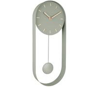 Karlsson Charm Pendulum Wall clock KA5822DG - Unisex - 20 cm - Quartz Green 5 x 20 x 50