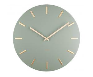 Karlsson Charm Wall clock KA5716DG - Unisex - 45 cm - Quartz Green 45 cm