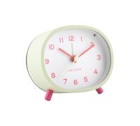Karlsson Cheeky Oval Alarm clock KA6025LG - Unisex - Quartz Green 9,3 x 8 x 4 cm