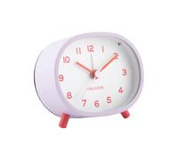 Karlsson Cheeky Oval Alarm clock KA6025LP - Unisex - Quartz Purple 9,3 x 8 x 4 cm