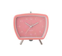 Karlsson Circus Retro Alarm clock KA5939PI - Unisex - Quartz - Metal Pink 6,6 x 14,6 x 14,1