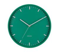 Karlsson Cool Retro Wall clock KA6071GR - Unisex - 30 mm - Quartz Green 30 mm