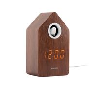Karlsson Cuckoo LED Alarm clock KA6061DW - Unisex - Quartz Brown 9 x 15 x 6 cm
