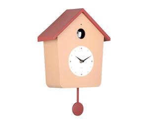 Karlsson Cuckoo Light Wall clock KA6044LB - Unisex - Quartz Pink 26,4 x 10,5 cm