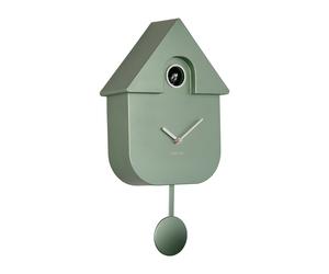 Karlsson Cuckoo Metallic Wall clock KA5867GR - Unisex - Quartz Green 8,5 x 21,5 x 41