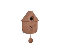 Karlsson Cuckoo Modern Wall Clock Dark Wood, Multicolored, 40 x 40 x 5 cm
