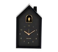 Karlsson Cuckoo Oro Alarm clock KA6077BK - Unisex - Quartz Black 20 x 11,5 cm
