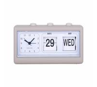 Karlsson [DL Alarm Clock Data Flip Rubberised Dark Grey