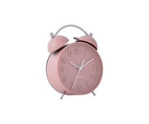 KARLSSON [DL] Alarm Clock Iconic Matt Faded Pink 16.5 x 11 x 5.5 cm Excl.2 AA Batteries