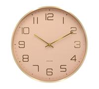 Karlsson Elegance Glow Wall clock KA5973LB - Unisex - 40 cm - Quartz Beige/Gold 40 cm