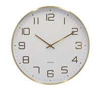 Karlsson Elegance Glow Wall clock KA5973WH - Unisex - 40 cm - Quartz Gold/White 40 cm