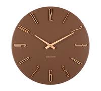 Karlsson Esmerado Wall clock KA6072BR - Unisex - 40 cm - Quartz Brown 40 cm