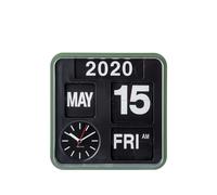 Karlsson Flip calendar wall clock - Black OS