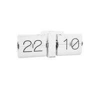 Karlsson Flip Clock No Case Table clock KA5602WH - Unisex - 36 cm - Analogue - Quartz White 36 cm