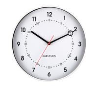Karlsson Fresco Wall clock KA6038WH - Unisex - 31 cm - Quartz White 31 cm