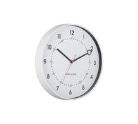 Karlsson Fresco Wall Clock - White - 31.5 x 31.5 x 31.5 cm - Round - Plastic - Wall Clock Modern Living Room - Wall Clocks