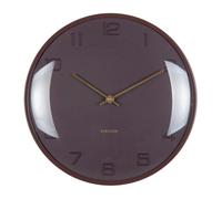 Karlsson Fuerte Dome Wall clock KA6084BR - Unisex - 31 cm - Quartz Brown 31 cm