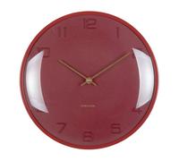 Karlsson Fuerte Dome Wall clock KA6084RD - Unisex - 31 cm - Quartz Red 31 cm