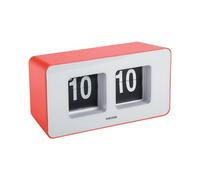 Karlsson Funky Flip Wall Clock - Scarlet Red - 7x17.8x9.2cm