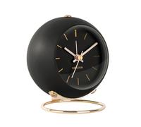 Karlsson 'Globe' Alarm Clock - Designed by Armando Breeveld (Black/Gold - 9.5cm)