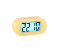 Karlsson Gummy Digital Alarm clock KA5753LY - Unisex - Quartz - Silicone Yellow