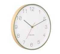 Karlsson Joy Wood Wall Clock Wall clock KA5926GR - Unisex - 40 cm - Quartz Green 40 cm