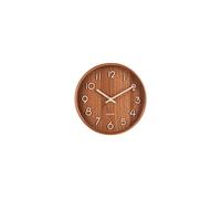 Karlsson KA5808DW Pure Small Round Wall Clock Dark Wood Brown D22 x 4.5 cm