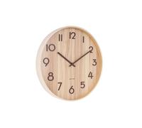 Karlsson KA5809WD Wall Clock Round Pure Medium Light Wood Beige D40 x 4.5 cm