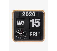 Karlsson Karlsson Mini Flip Mechanical Wall Clock 24.5cm Bamboo