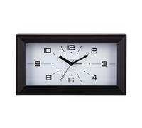 Karlsson Lujo Rectangle Alarm clock KA6066BK - Unisex - Quartz Black 20,2 x 11,2 cm