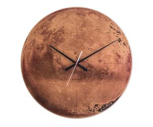 Karlsson Mars Glas Wall clock KA5638 - Unisex - 60 cm - Quartz Brown 60 cm