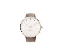 Karlsson Men Analog Quartz Watch with Leather Strap KA5904WH
