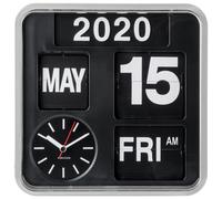 Karlsson Mini Flip Wall clock KA5364SI - Unisex - Quartz Silver 10 x 24 x 24