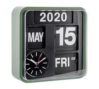 Karlsson Mini Flip Wall clock KA5364GR - Unisex - Quartz Green 10 x 24 x 24