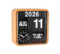 Karlsson Mini Flip Wall clock KA5364WD - Unisex - Quartz Brown 10 x 24 x 24