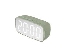 Karlsson Mirror LED Oval Alarm clock KA5876GR - Unisex - Quartz Green 12x6x4