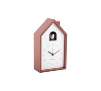 Karlsson Modern Cuckoo Alarm Clock in Red Ochre