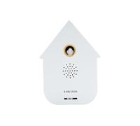 Karlsson Modern Cuckoo Sound Box - Motion Sensor Bird Sound Box - Contemporary House Design - Adjustable Volume - Novelty Home Décor - 11.5 cm (White)