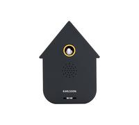 Karlsson Modern Cuckoo Sound Box - Motion Sensor Bird Sound Box - Contemporary House Design - Adjustable Volume - Novelty Home Décor - 11.5 cm (Black)
