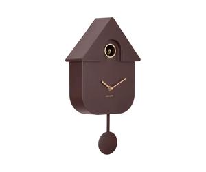 Karlsson Modern Cuckoo Vægur Table clock KA6094DB - Unisex Brown 21,5 X 41 X 8,5