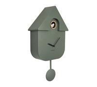 Present Time Karlsson Wall Clock Modern Cuckoo - GREEN