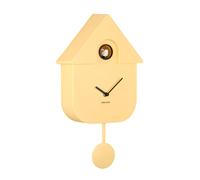 Karlsson Modern Cuckoo Wall clock KA5768LY - Unisex - Quartz - Metal Yellow