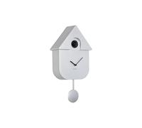 Karlsson Modern Cuckoo Wall Clock 'Metallic Silver' - KA5867SI