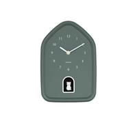 Karlsson Modern Kitty Wall Clock - Green - 29.1 x 20 x 29.1 cm - Rectangle - Plastic - Wall Clock Modern Living Room - Wall Clocks