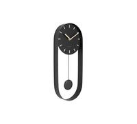 Karlsson Modern Wall Clocks KA5822BK, Metal, Black, 17,5 x 4,5 x 12