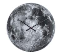 Karlsson Moon Mirror Wall clock KA5475 - Unisex - 60 cm - Quartz Grey 60 cm